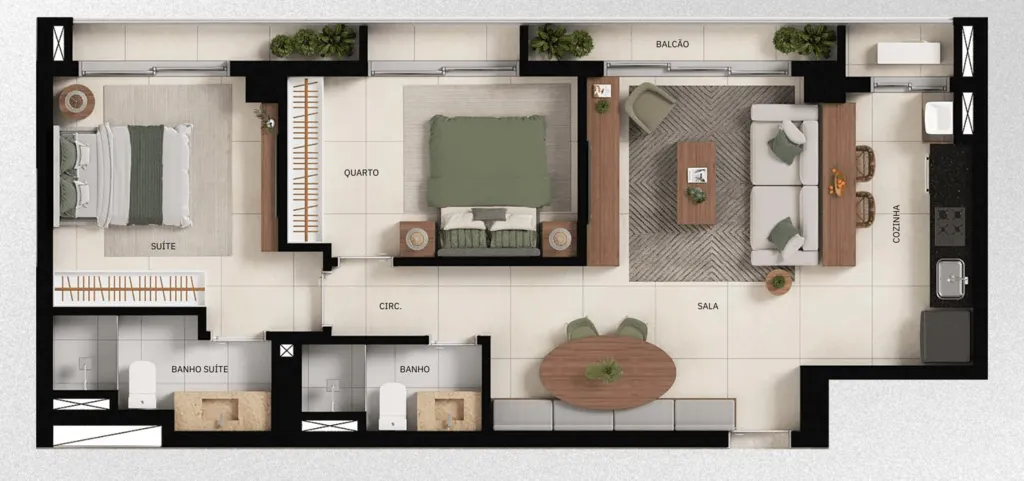 Imagem Apartamento à venda no bairro Serrinha - Goiânia/GO