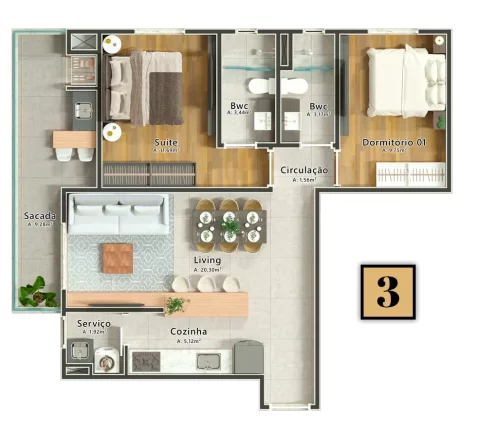 Imagem New Castle - Apartamento à venda no bairro São Judas - Itajaí/SC