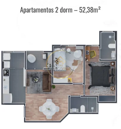 Imagem UNIDADES EXCLUSIVAS - MIRANTE FLAMBOYANT 2 CLUBE RESIDENCIAL - 52M² E 65M²