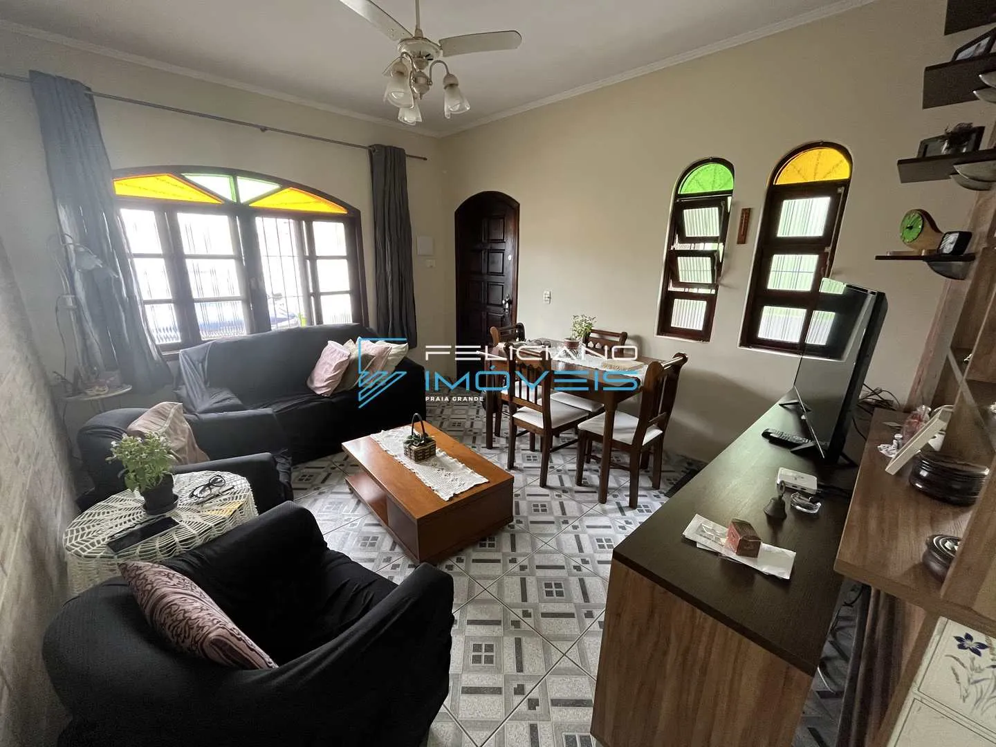 Imagem Casa com 2 quartos, Balneário Flórida, Praia Grande - R$ 420 mil, Cod: 7043