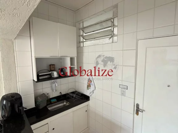 Imagem Apartamento à venda com 36m², 1 quarto, vista mar por R$335.000,00 no Boqueirão em Santos