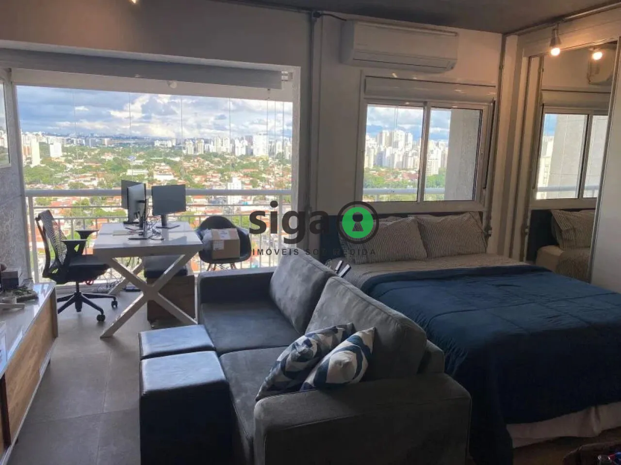 Imagem Apartamento á venda no Brooklin, de 45m, 1 quarto e 1 vaga.