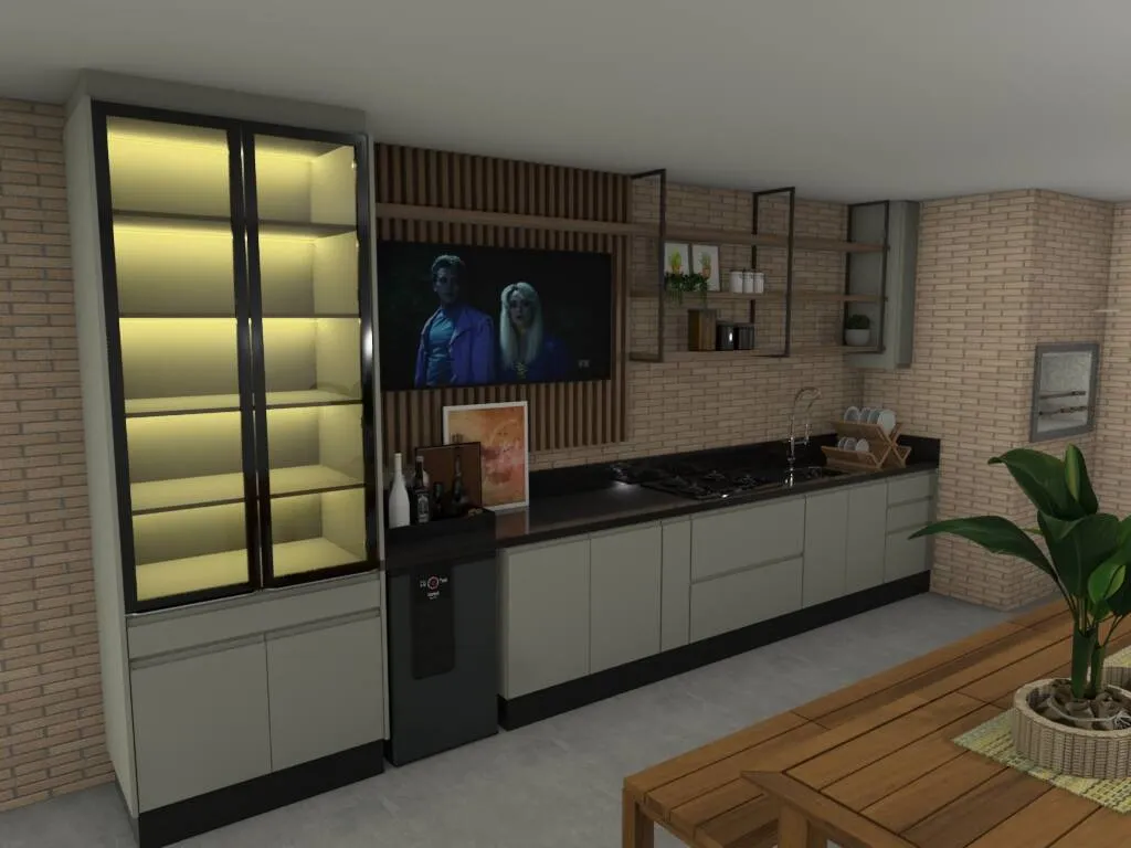 Imagem Casa Mobiliada à venda em Cascavel, Loteamento Colina Dourada - 140m²