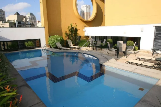 Imagem Flat disponível para venda no Hotel Slaviero Essential São Paulo Ibirapuera, com 35m², 1 dormitório e 1 vaga