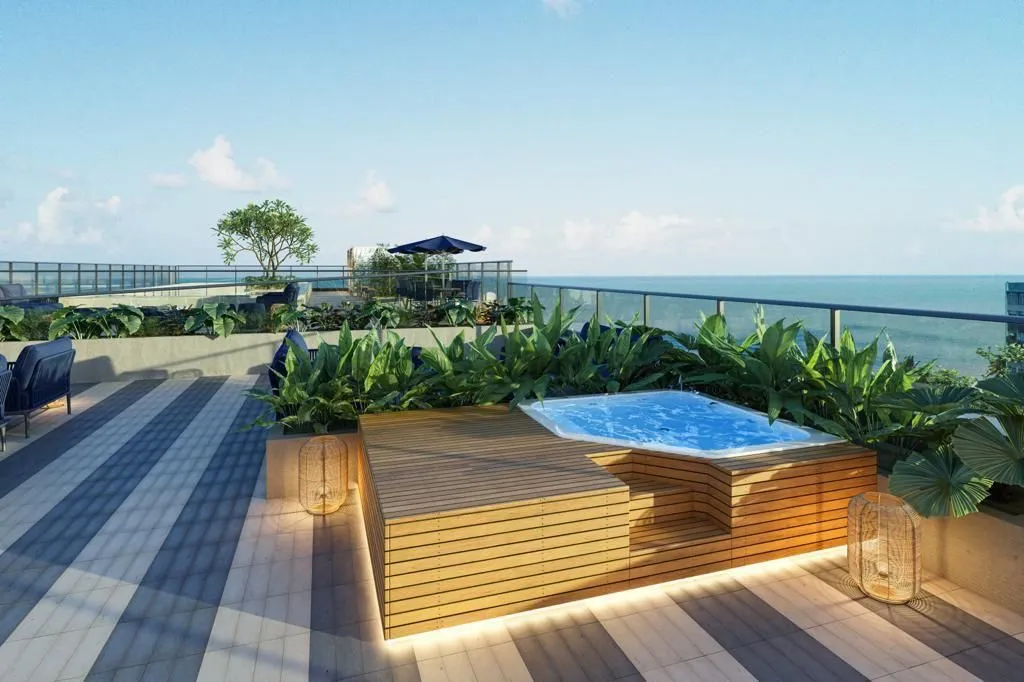 Imagem Flat com 1 dormitório à venda, 17 m² por R$ 374.986,00 - Cabo Branco - João Pessoa/PB