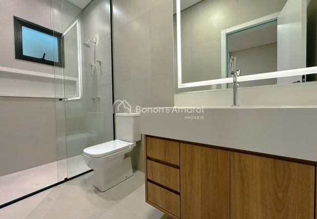Imagem Casa térrea nova à venda com 3 quartos sendo 3 suítes, todas com armários planejados, ar condici...