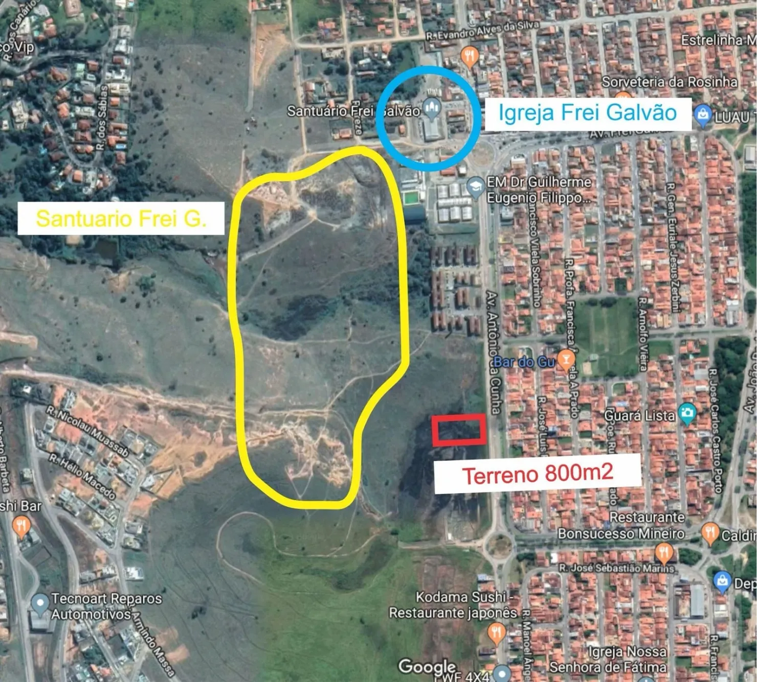 Imagem Terreno à venda 800M², Parque do Sol, Guaratinguetá - SP