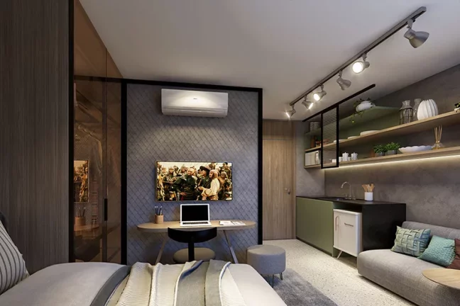 Imagem Studio à venda em São Paulo, Perdizes, com 1 quarto, 17,46m2