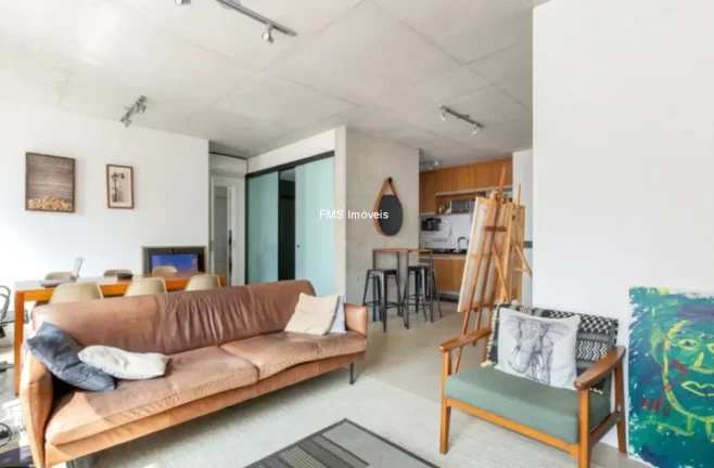 Imagem Apartamento à venda no Itaim, São Paulo-SP: 1 quarto, 1 banheiro, 1 vaga de garagem, 69m² de área