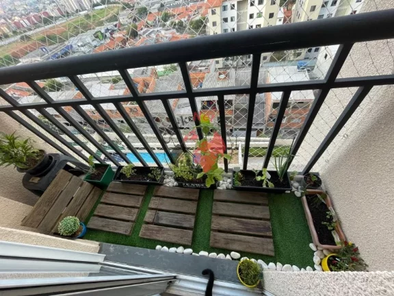 Imagem Apartamento 3 dormitórios sendo 1 com closet , Móveis planejados,1 vaga ,bairro Parque Erasmo Assunção ,Santo André