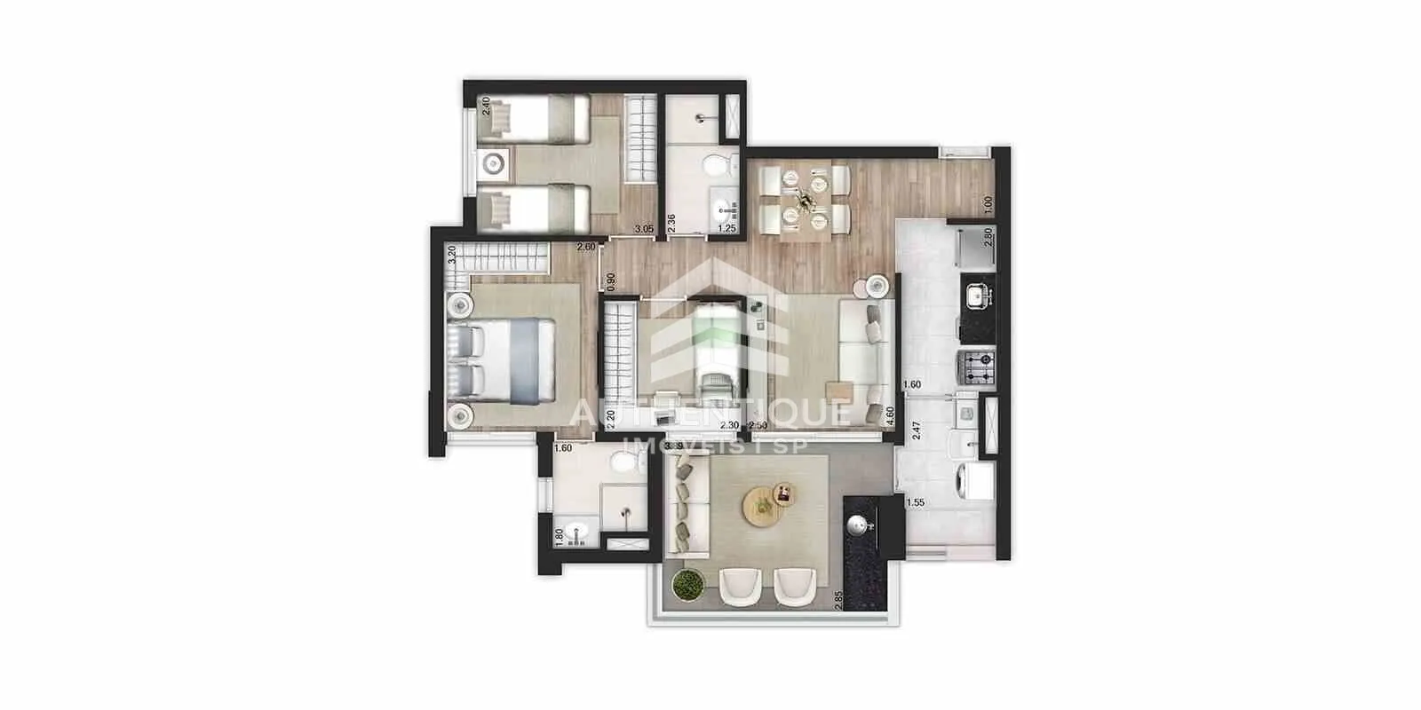 Imagem Eldorado Residencial Butantã - Apartamento à venda em São Paulo/SP