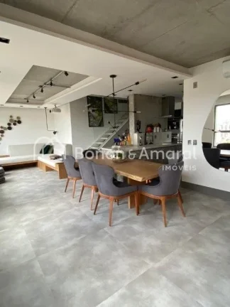 Imagem Cobertura duplex no Maxhaus Cambuí II, entregue em 2017. Reforma recente! Automação completa, pro...