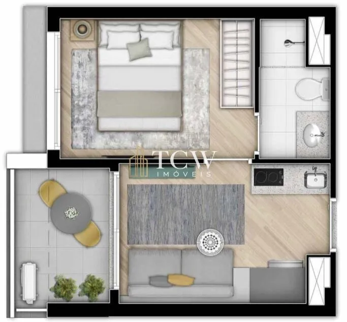 Imagem Apartamento 1 dorm