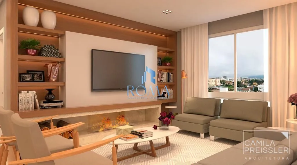 Imagem Apartamento Alto Padrão com 227m², 3 Suítes e Vista Panorâmica em Santa Maria