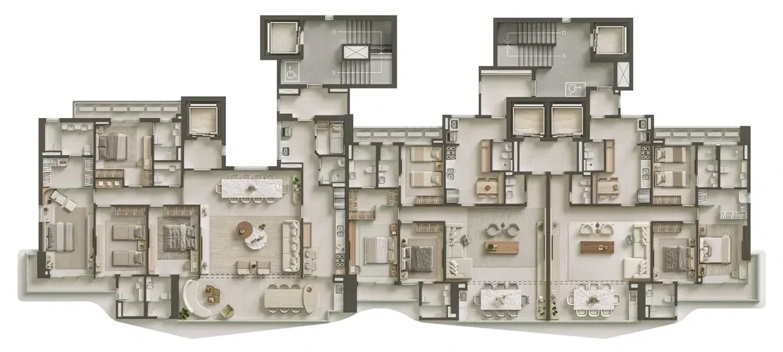 Imagem Apartamento com 3 Quartos à Venda, 129 m² em Meireles - Fortaleza