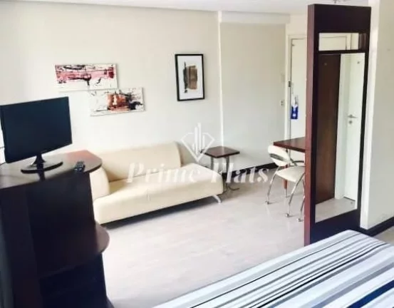 Imagem Flat disponível no Transamérica Executive Chácara Santo Antônio, com 28m², 1 dormitório e 1 vaga