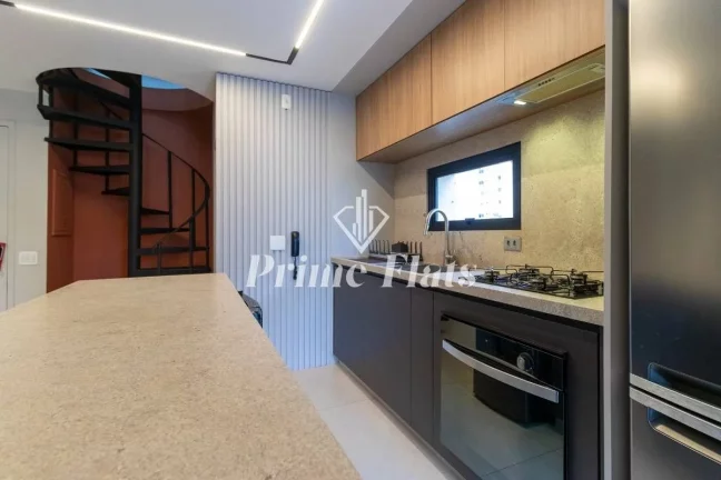 Imagem Flat disponível para venda no Place Vendome Flat Service em Moema, com 58m², 2 dormitórios e 1 vaga