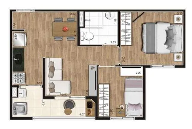 Imagem Apartamento com 2 dormitórios à venda, 43 m² por R$ 450.000,00 - Vila Itapegica - Guarulhos/SP
