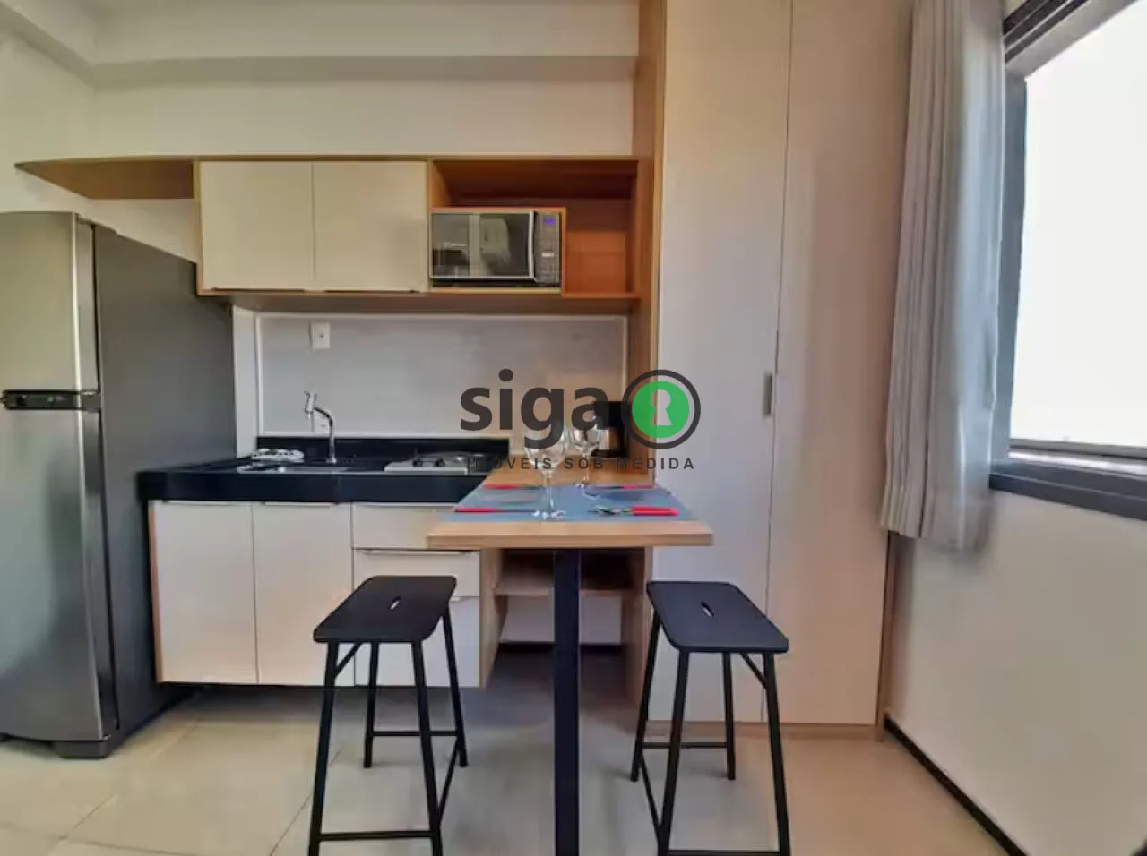 Imagem Studio Mobiliado 01 dormitório para venda próximo Metrô Vergueiro