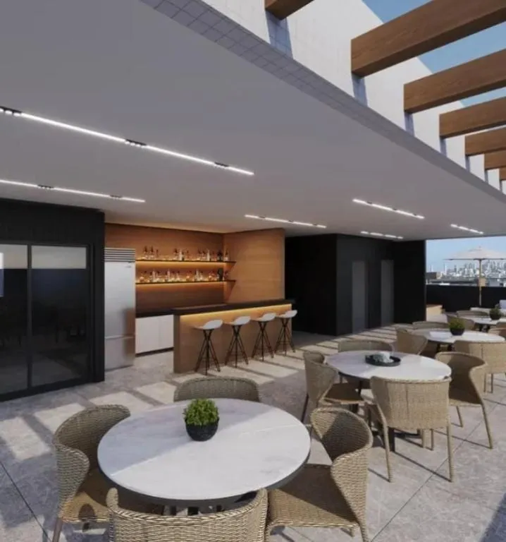 Imagem Apartamento moderno a 200m da praia, com 2 quartos, lazer completo e rooftop com piscina em Ponta de Campina.