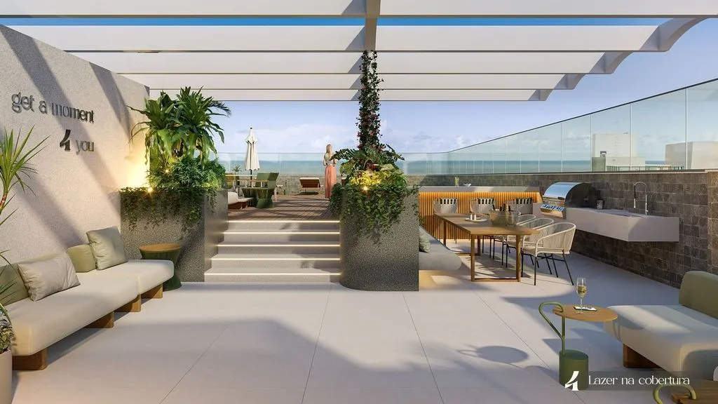 Imagem Flat 18 m² a 100m da praia, vista mar, lazer completo e localização premium em Jardim Oceania, João Pessoa.