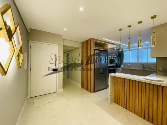 Imagem Apartamento em Santos, na orla da praia com vista mar