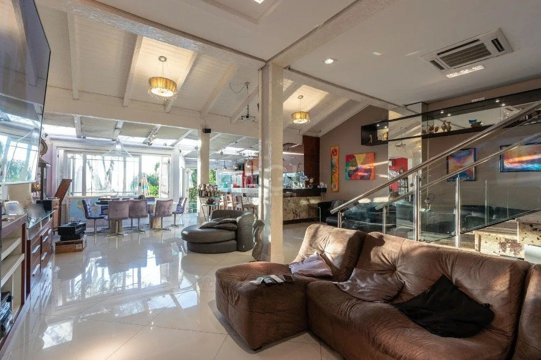 Imagem Casa Condominio para Venda - 381.1m², 4 dormitórios, sendo 2 suites, 4 vagas - Santa Tereza