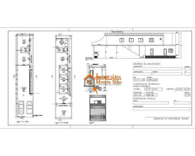 Imagem Sobrado com 3 dormitórios à venda por R$ 410.000,00 - Jardim Presidente Dutra - Guarulhos/SP