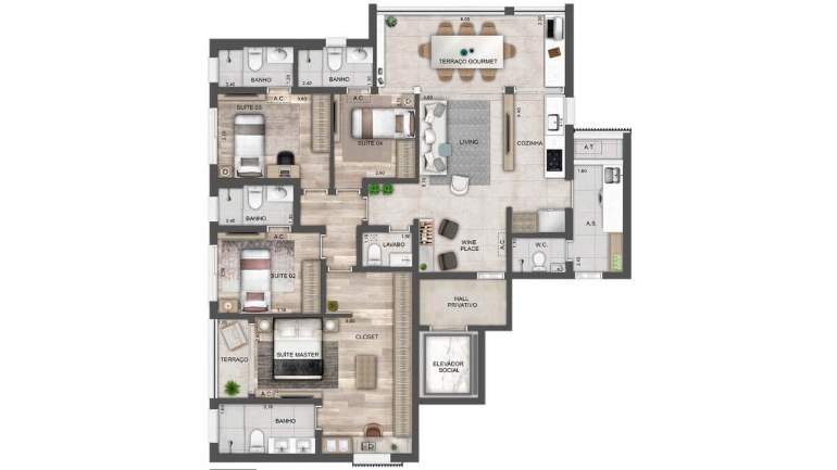 Imagem Apartamento com 3 Quartos à Venda, 142 m² em Perdizes - São Paulo