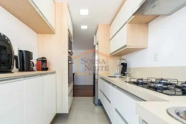 Imagem Apartamento de 88m² com 3 dormitórios, sendo 1 suite, 2 banheiros, 2 vagas e depósito. Possui sal...