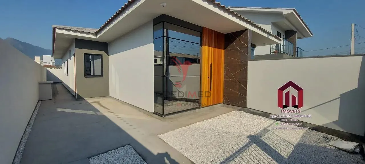Foto do imóvel Casas para venda com e 3 quartos, 70 m² - Nova Palhoça SC Brasil em Rua Manoel João Garcia - Nova Palhoça, Palhoça - SC