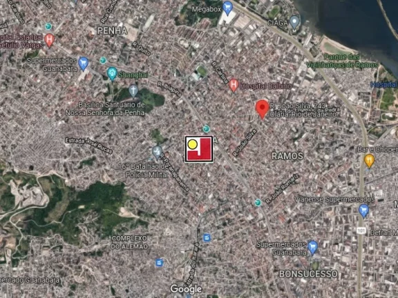 Imagem Vendo casa em Olaria, ótima rua, excelente ponto, preço baixinho, 210m² de terreno e 117m² construídos, piso cerâmica, comércio próximo .