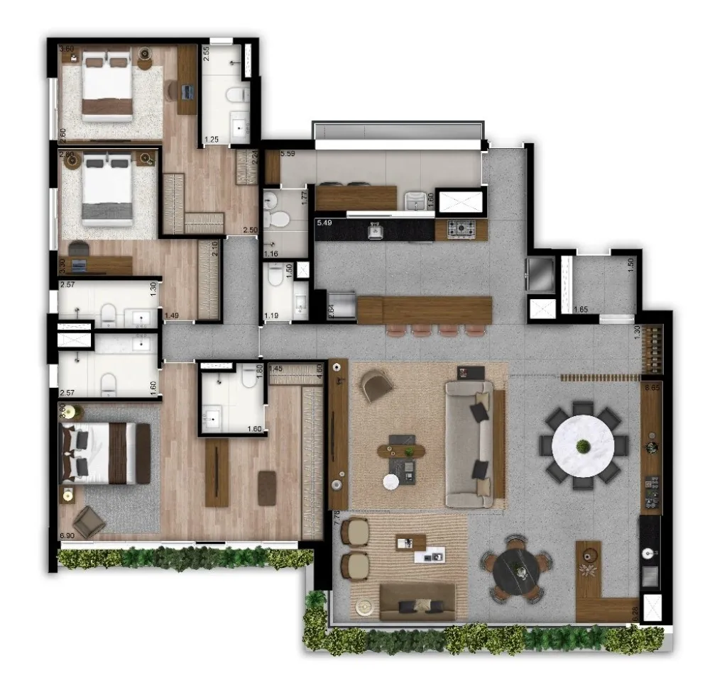 Imagem Condomínio Atypik Brooklin, apartamento com 3 quartos em Brooklin Paulista São Paulo SP, apartment in São Paulo Brazil