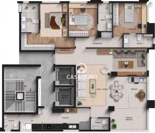 Imagem Apartamento com 4 quartos à venda, 140 m² - Savassi - Belo Horizonte/MG
