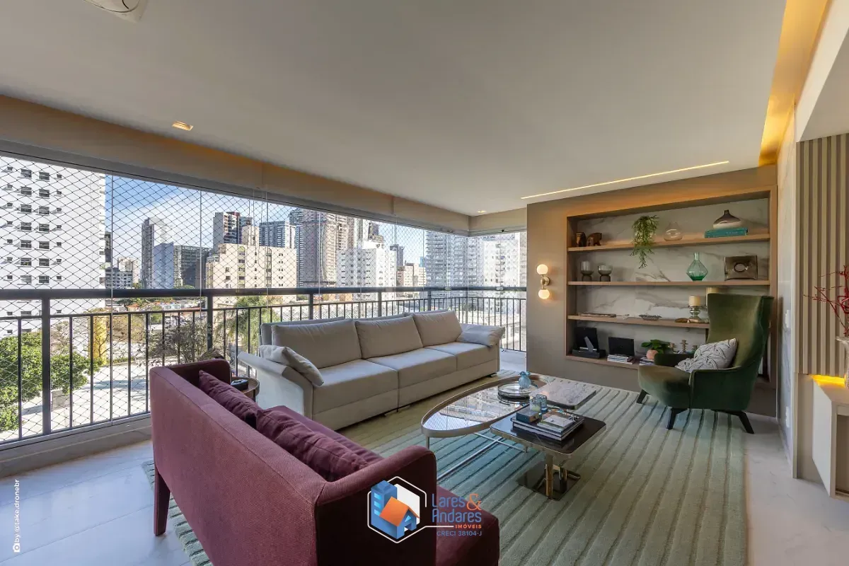 Imagem Apartamento para venda em Brooklin com 3 quartos, sendo 3 suítes, 213m²