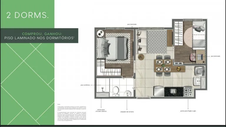 Imagem Apartamento com 2 Quartos à Venda, 40 m² em Vila Pirituba - São Paulo