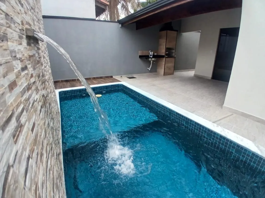 Imagem CASA NOVA COM PISCINA A 119 METROS DO MAR NO REGINA MARIA ITANHAÉM