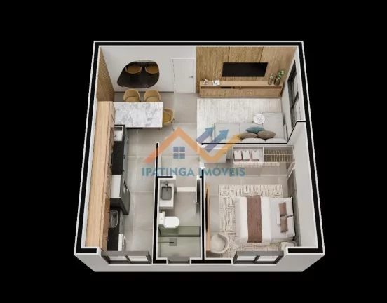 Imagem Apartamento Kitchenette/Studio