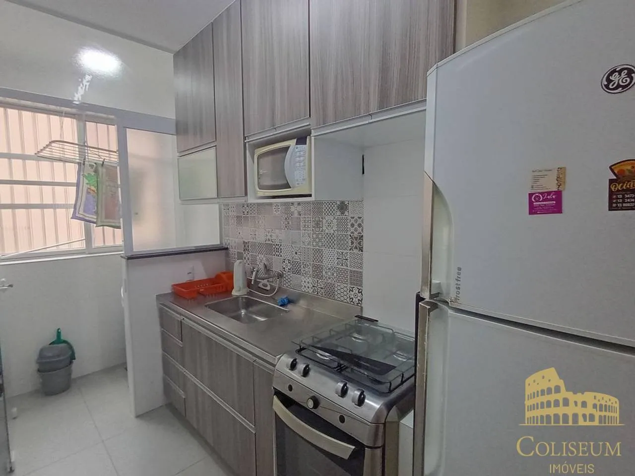 Imagem Apartamento com 1 dormitório para alugar, 32 m² por R$ 2.300,00/mês - Boqueirão - Praia Grande/SP