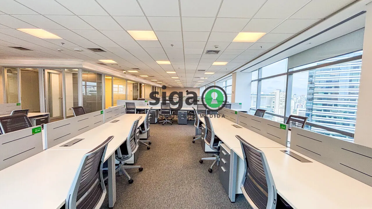 Imagem Laje Corporativa Mobiliada AAA | 1.473 m² | Alto Padrão