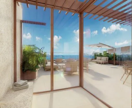 Imagem Bronze Ipanema Studios - Piscina de Borda Infinita com Vista Mar | Zona Sul