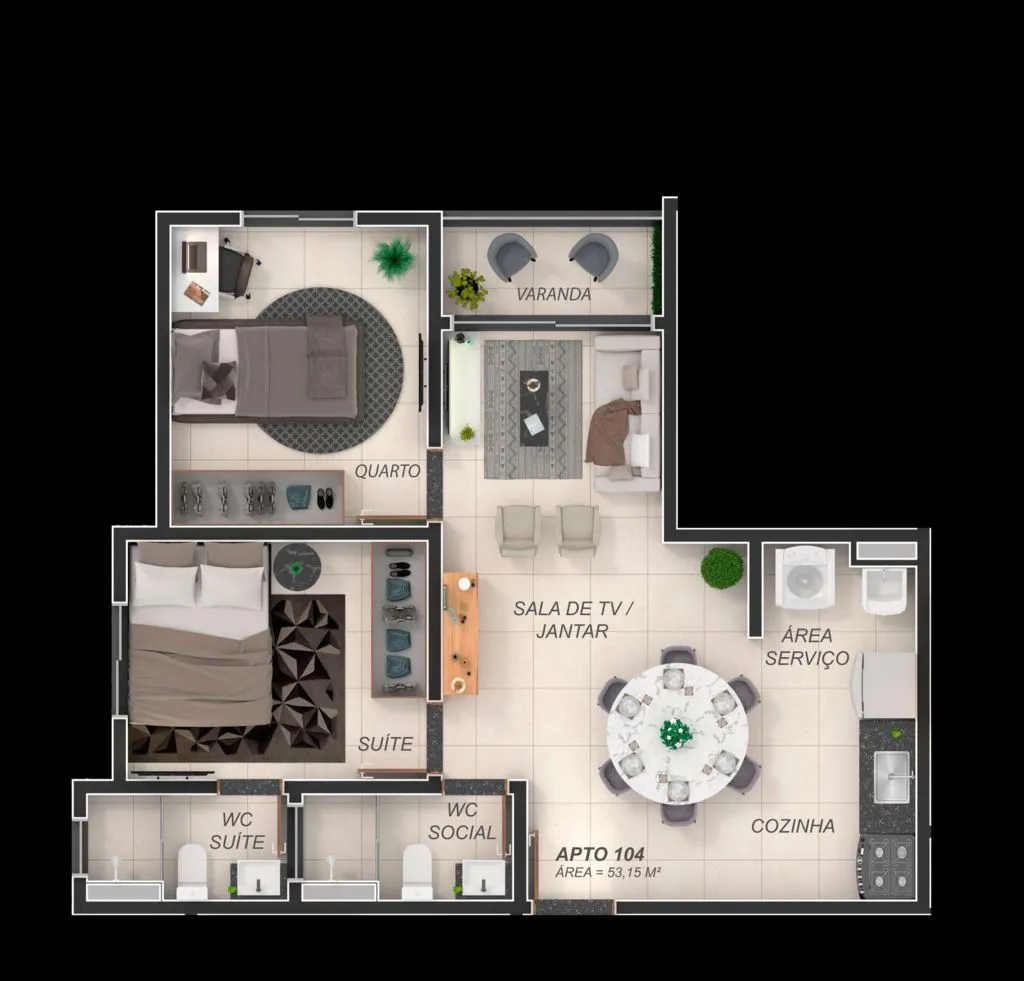 Imagem Loft moderno de 22 m² no Aeroclube, com lazer completo e fácil acesso às praias. Conforto, praticidade e ótima localização.