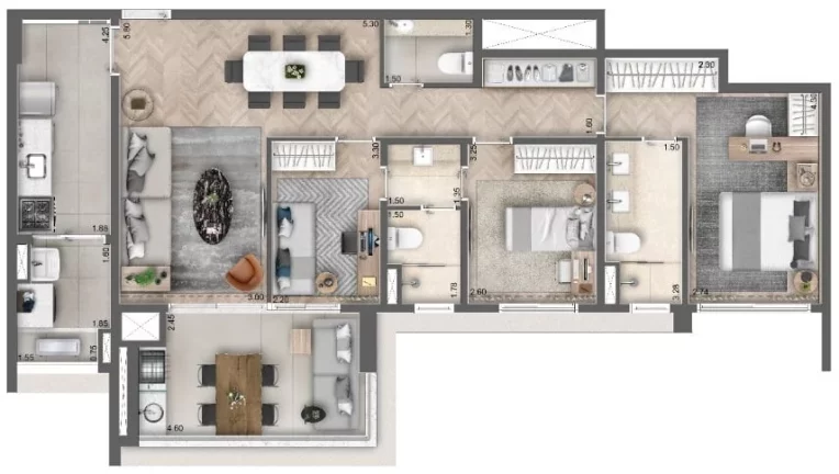 Imagem Apartamento à venda no bairro Campo Belo - São Paulo/SP