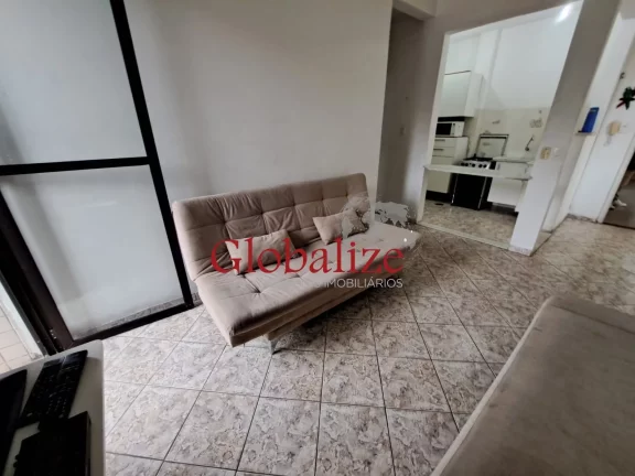 Imagem Apartamento à venda com 70m², 2 quartos, varanda, frente a praia por R$480.000,00 no José Menino em Santos