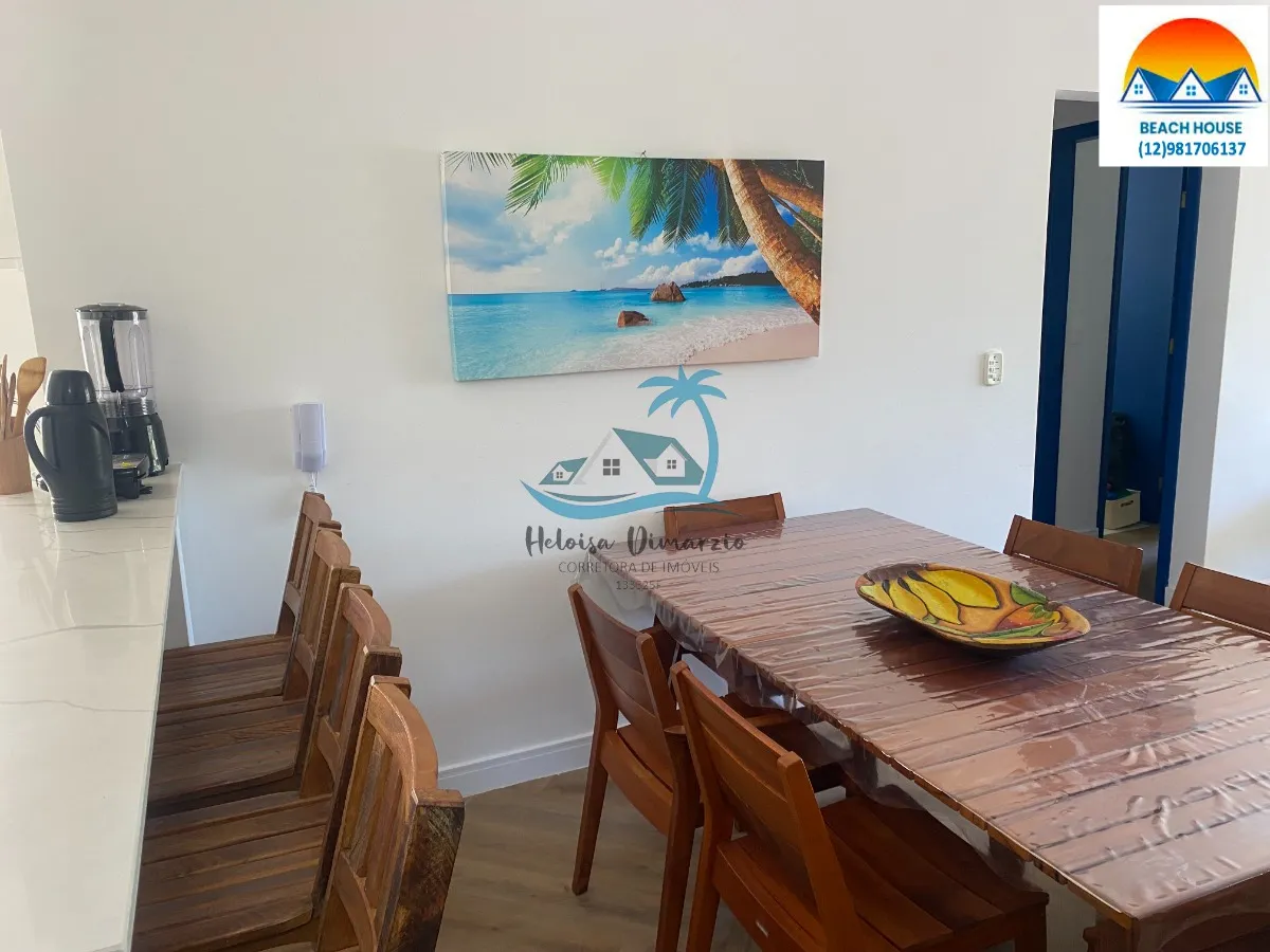 Imagem Excelente apartamento com 82m² a venda a poucos metros do mar na Praia da Enseada em Ubatuba.