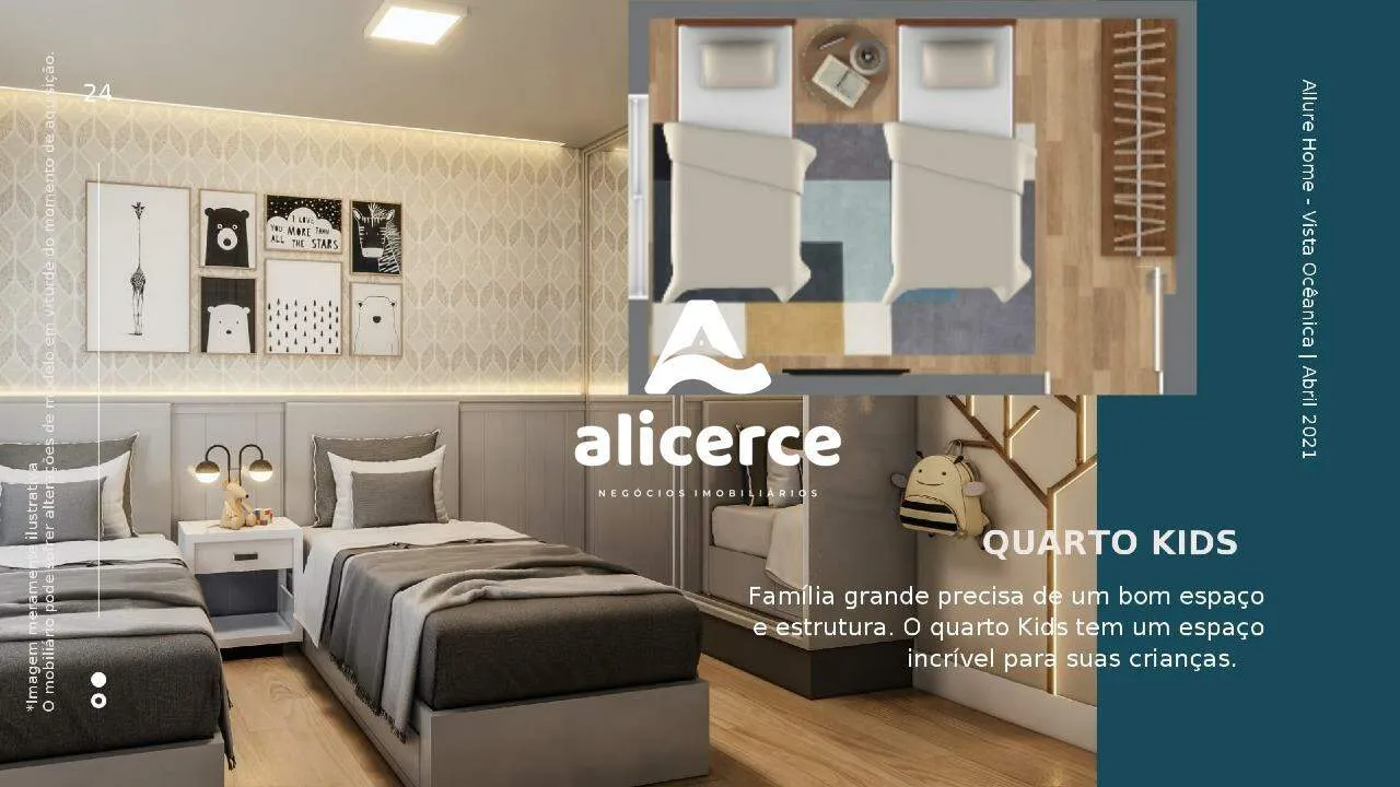 Imagem Apartamento Novo com Amplo Terraço 2 dormitórios com suíte, à Venda em Barreiros - São José/SC