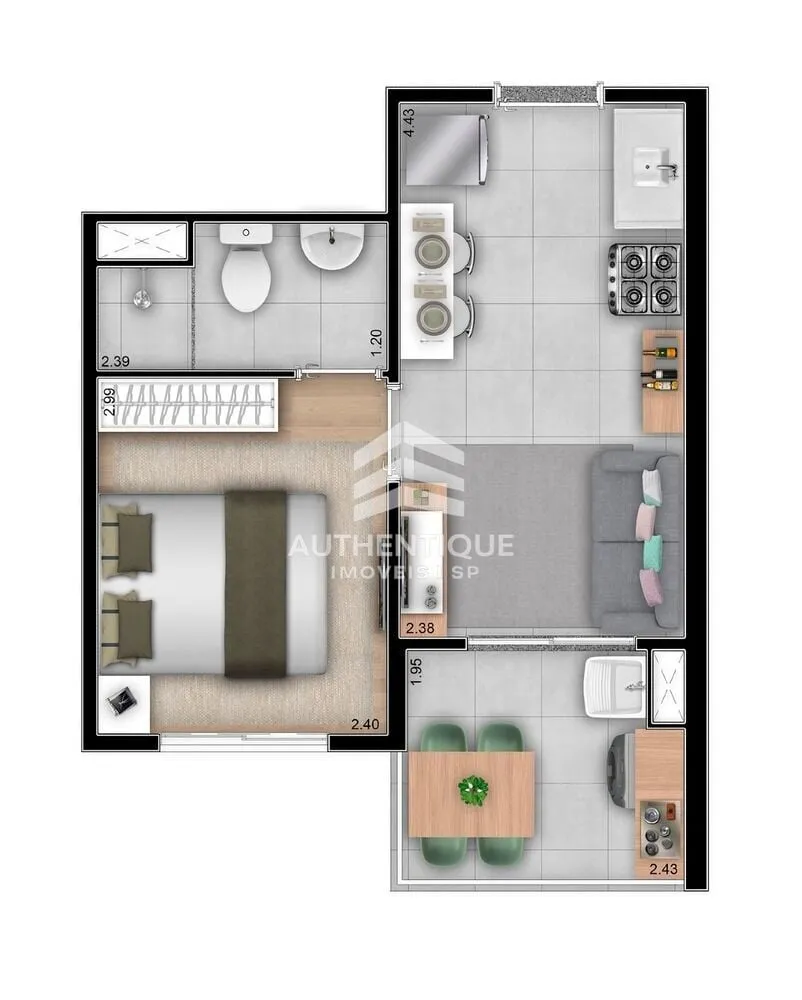 Imagem ELEV BARRA FUNDA - Apartamento à venda no bairro Barra Funda - São Paulo/SP, Zona Oeste