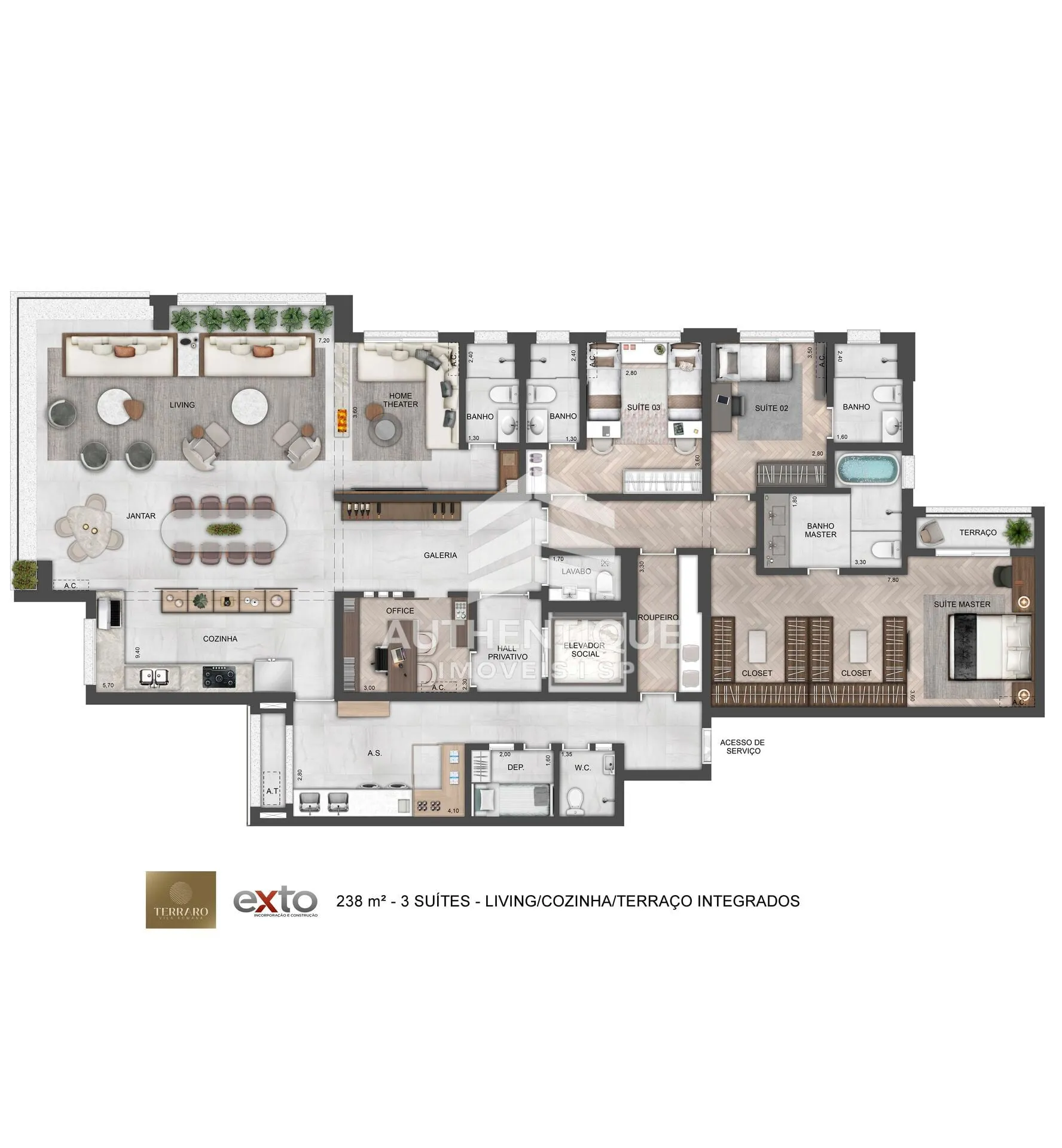 Imagem TERRARO VILA ROMANA - Apartamento à venda no bairro Vila Romana - São Paulo/SP, Zona Oeste