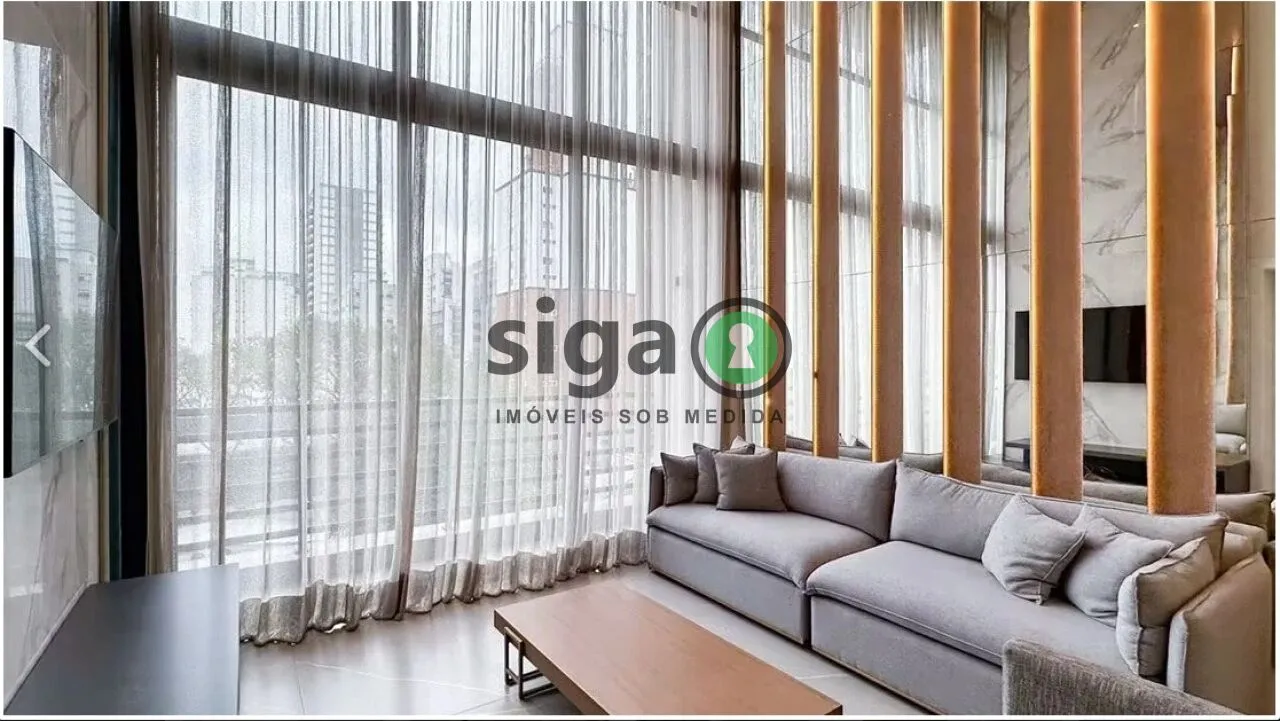 Foto do imóvel Apartamento duplex com 110m² sendo 2 quartos, 2 banheiros e 2 vagas - Jardins