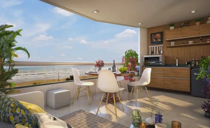 Imagem Apartamento com 2 Quartos à Venda, 88 m²em Maracanã - Praia Grande